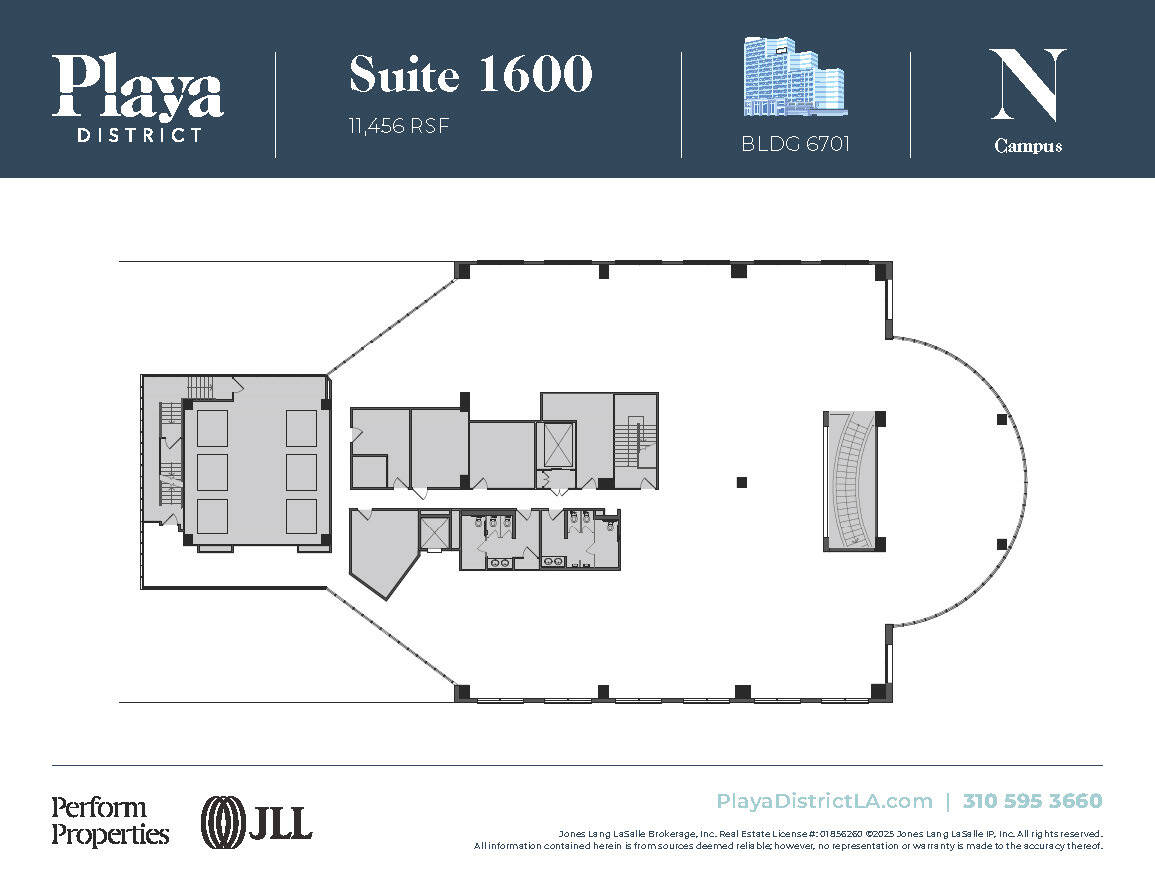 6100 Center Dr, Los Angeles, CA à louer Plan d’étage– Image 1 sur 1