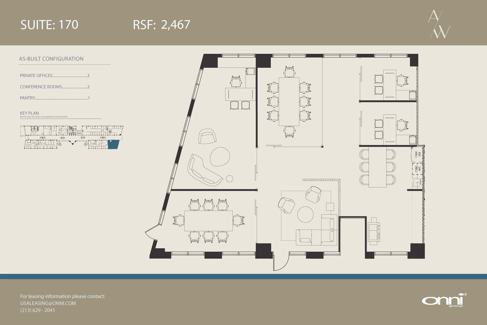 10635 Santa Monica Blvd, Los Angeles, CA à louer Plan d’étage– Image 1 sur 1