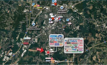 1119-1121 Cotton Grove Rd, Lexington, NC - Vue aérienne  vue de carte - Image1