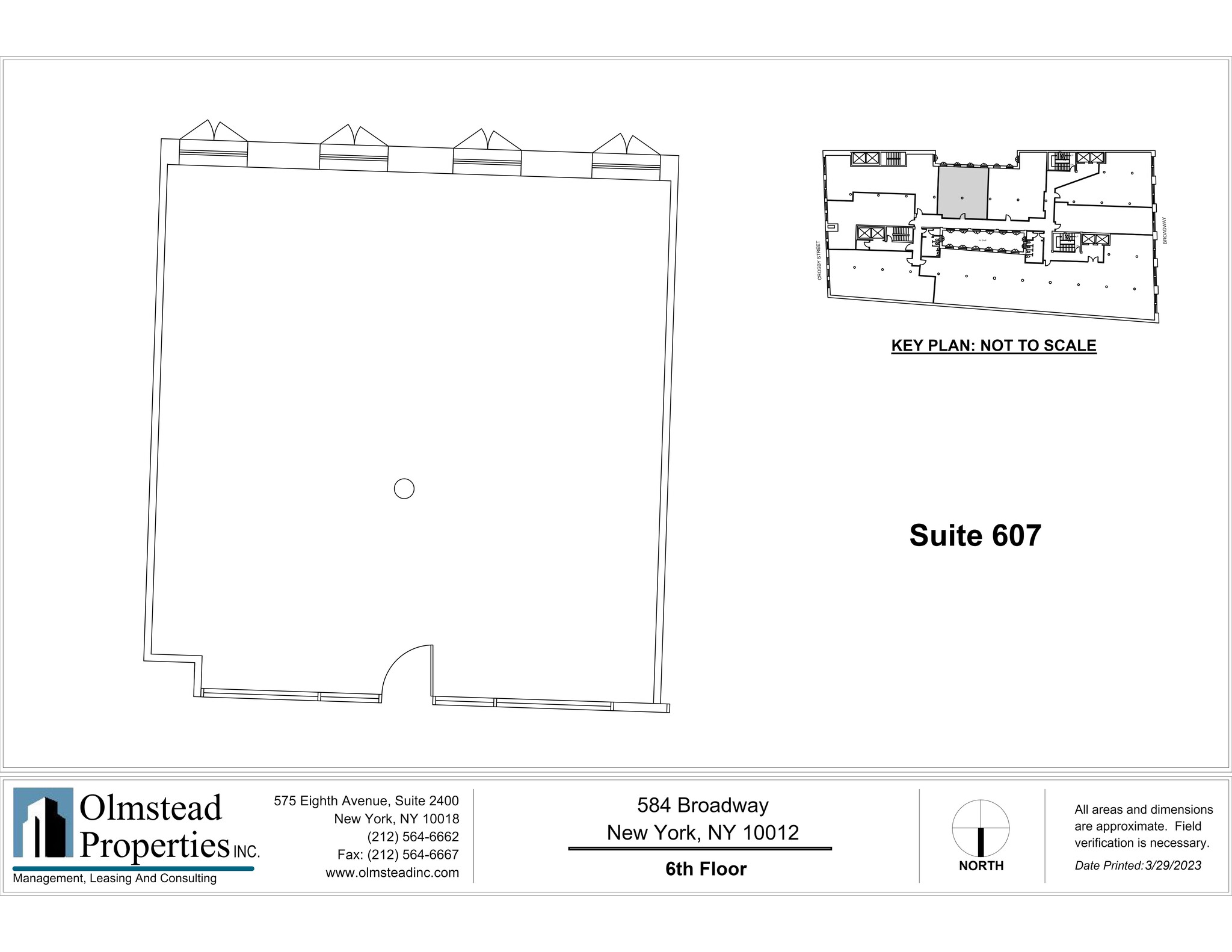 584-590 Broadway, New York, NY à louer Plan de site– Image 1 sur 1