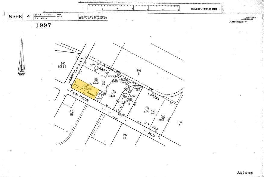 6811 E Slauson Ave, Commerce, CA à louer - Plan cadastral – Image 2 sur 3