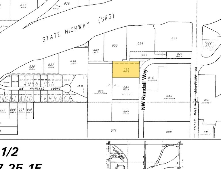 3261 NW Mount Vintage Way, Silverdale, WA à louer - Plan cadastral – Image 2 sur 3