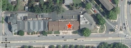7721 Clayton Rd, Saint Louis, MO - Vue aérienne vue de carte
