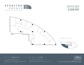 301 Perimeter Ctr N, Atlanta, GA à louer Plan d’étage– Image 1 sur 2