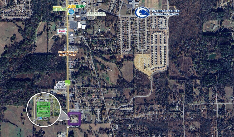 South Broadview Street, Greenbrier, AR à vendre - Photo de l’immeuble – Image 3 sur 12