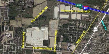 3180-3270 Urbancrest Industrial Dr, Grove City, OH - VUE AÉRIENNE  vue de carte