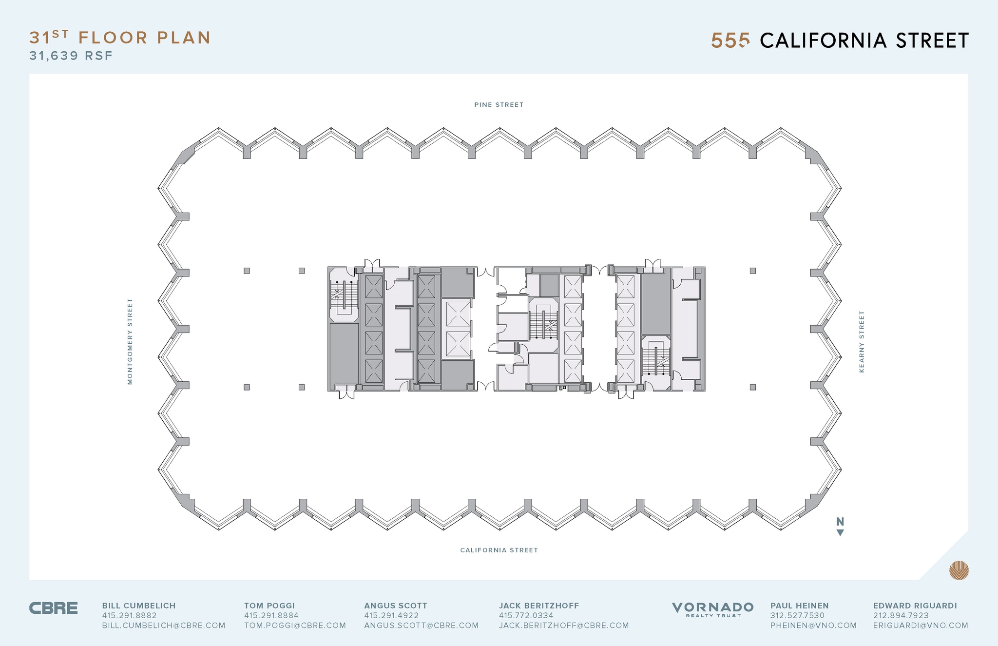 555 California St, San Francisco, CA à louer Plan d’étage– Image 1 sur 5