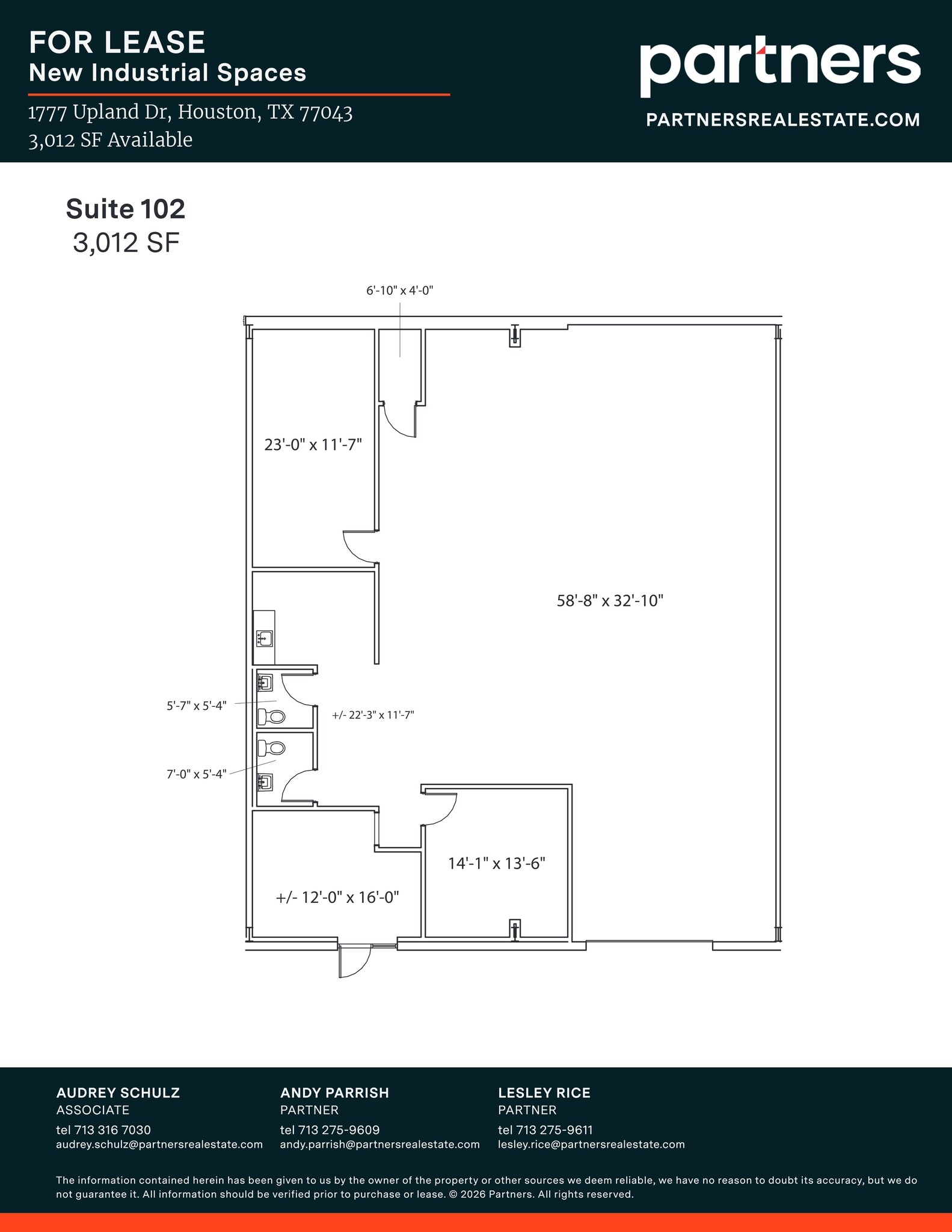 1771 Upland Dr, Houston, TX à louer Plan de site– Image 1 sur 1