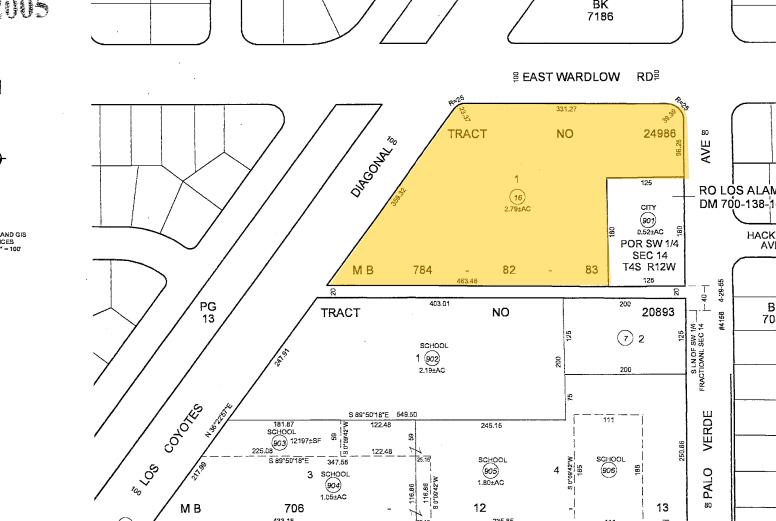 3380 N Los Coyotes Diagonal, Long Beach, CA à vendre - Plan cadastral – Image 2 sur 12