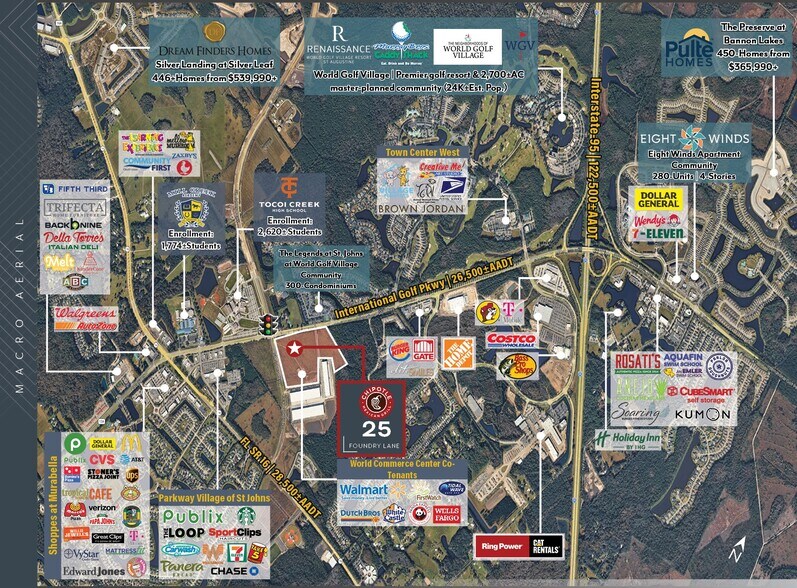 335 Foundry Ln, Saint Augustine, FL à vendre - Aérien – Image 2 sur 6