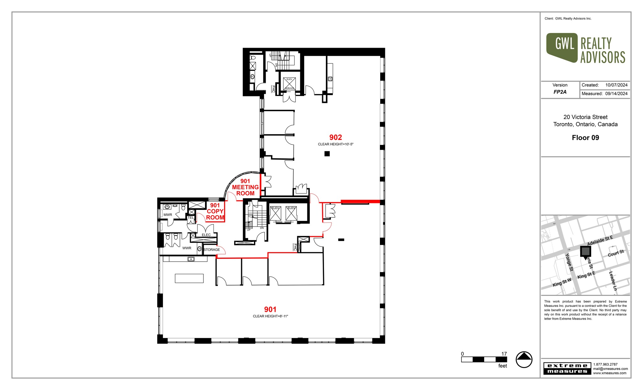 20 Victoria St, Toronto, ON à louer Plan de site– Image 1 sur 1