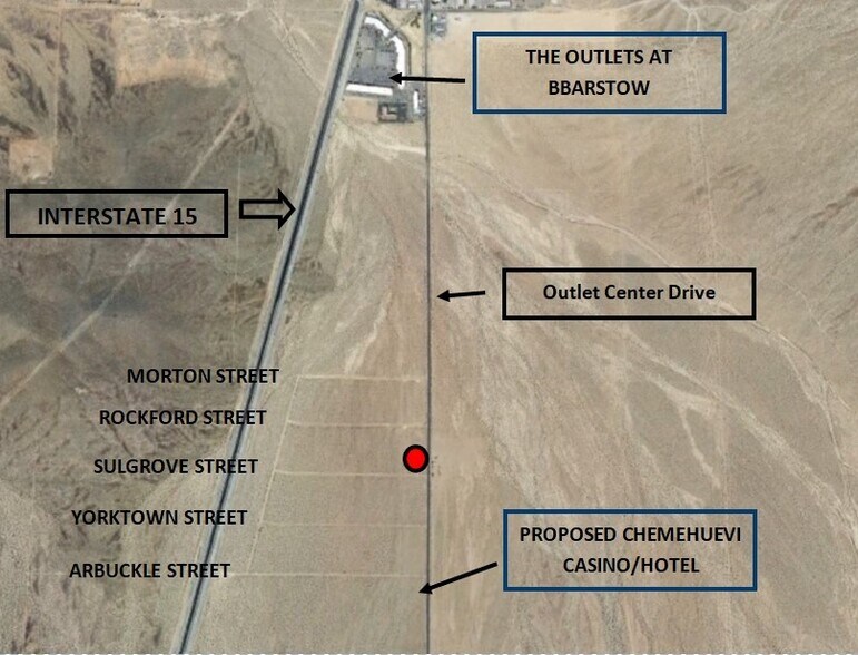 Outlet Center Dr, Barstow, CA à vendre - Aérien – Image 1 sur 2