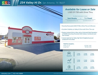 Plus de détails pour 234 Valley Hi Dr, San Antonio, TX - Local commercial à louer