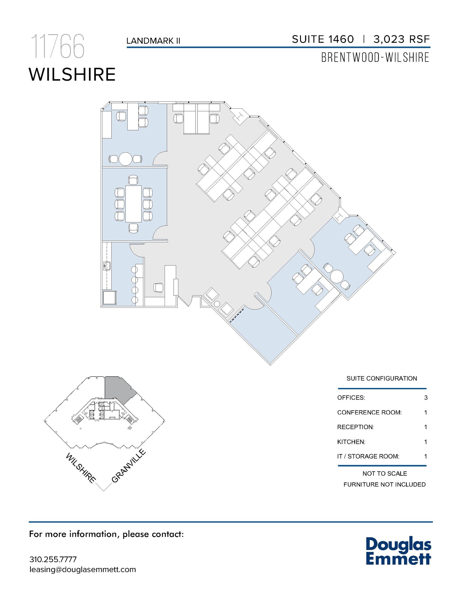 11766 Wilshire Blvd, Los Angeles, CA à louer Plan d’étage– Image 1 sur 1