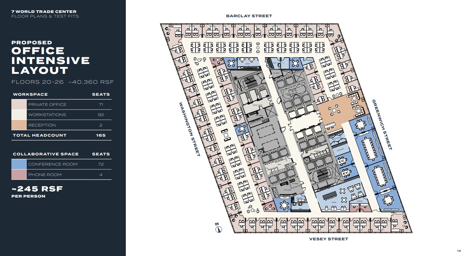 7 World Trade Center, New York, NY à louer Plan d’étage– Image 1 sur 3
