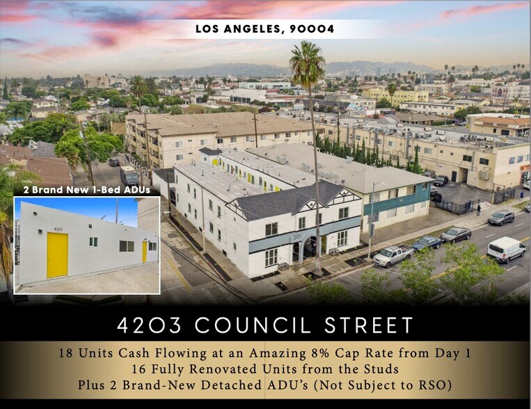 4203 Council st, Los Angeles, CA à vendre - Photo de l’immeuble – Image 1 sur 21