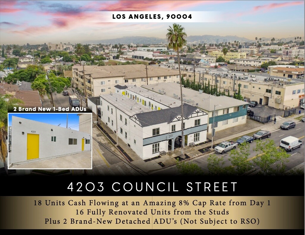 4203 Council st, Los Angeles, CA à vendre Photo de l’immeuble– Image 1 sur 22