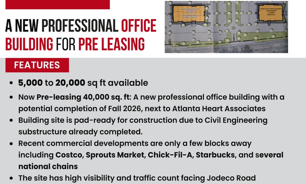 3335 Jodeco Rd, McDonough, GA à louer - Plan de site – Image 2 sur 2