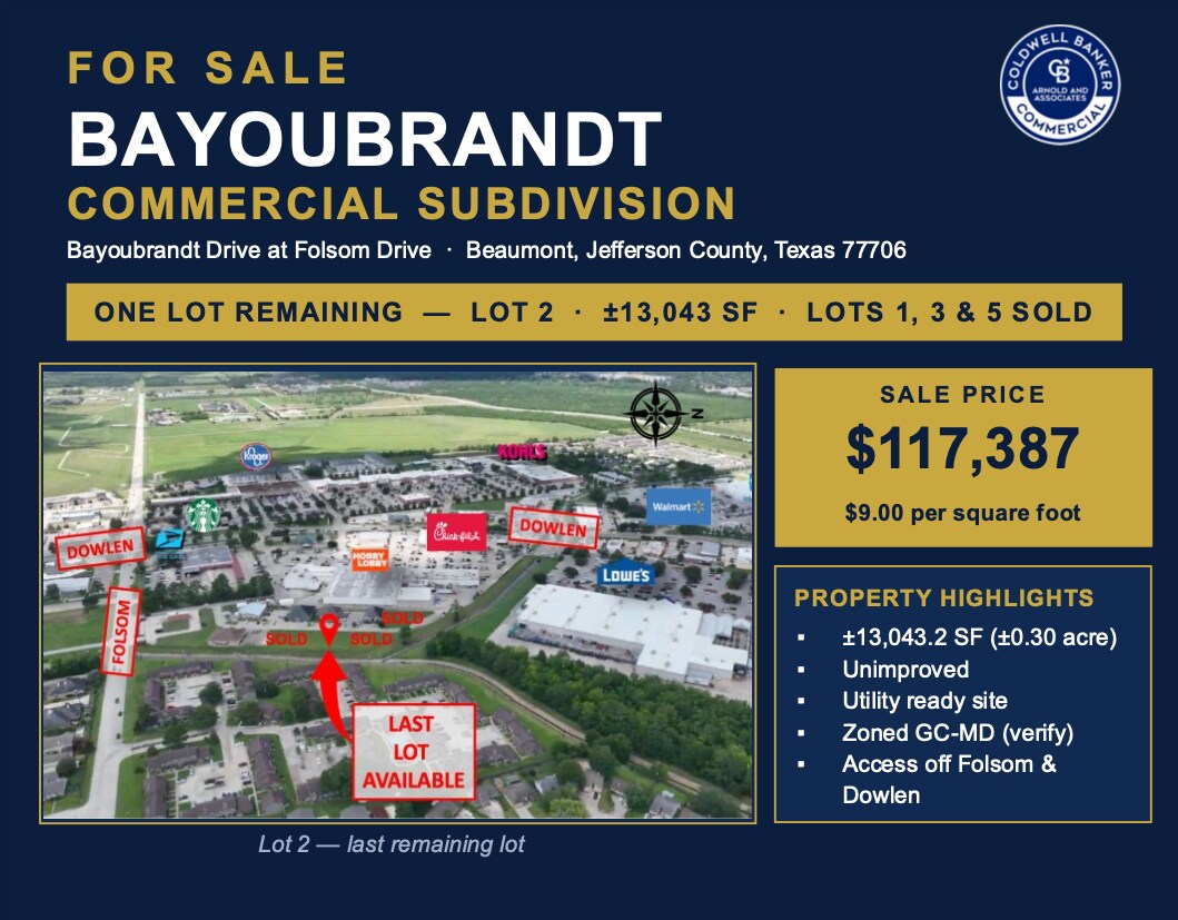 2 Bayou Brandt, Beaumont, TX à vendre Photo de l’immeuble– Image 1 sur 2