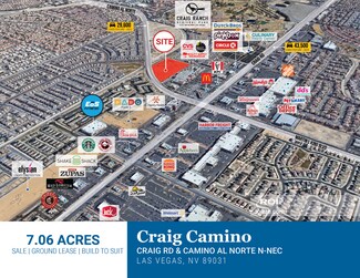 Plus de détails pour Craig Road & Camino Al Norte, North Las Vegas, NV - Terrain à vendre