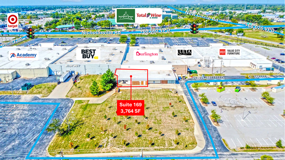 3200-3220 Nicholasville Rd, Lexington, KY à louer - Photo de l’immeuble – Image 2 sur 8