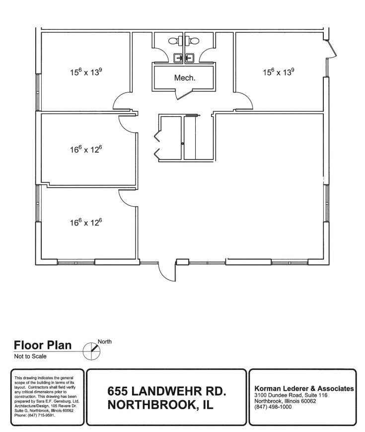605-657 Landwehr Rd, Northbrook, IL à louer Plan d’étage– Image 1 sur 1