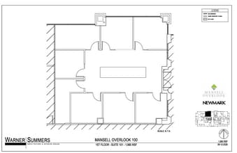200 Mansell Ct E, Roswell, GA à louer Plan d’étage– Image 1 sur 1