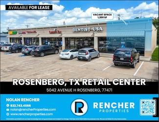 Plus de détails pour 5042 Avenue H, Rosenberg, TX - Local commercial à louer