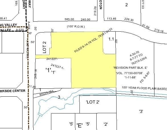 4100 spring valley Rd, Dallas, TX à louer - Plan cadastral – Image 2 sur 74