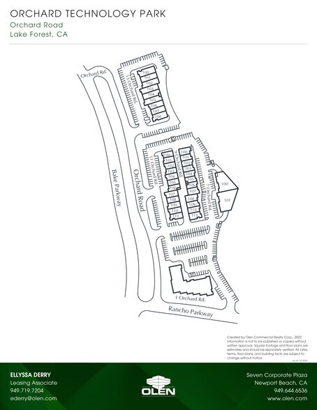 1-13 Orchard Rd, Lake Forest, CA à louer - Plan de site – Image 2 sur 2