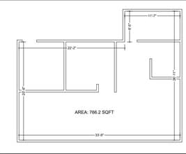617 W Tulare Ave, Visalia, CA à louer Plan d’étage– Image 2 sur 2