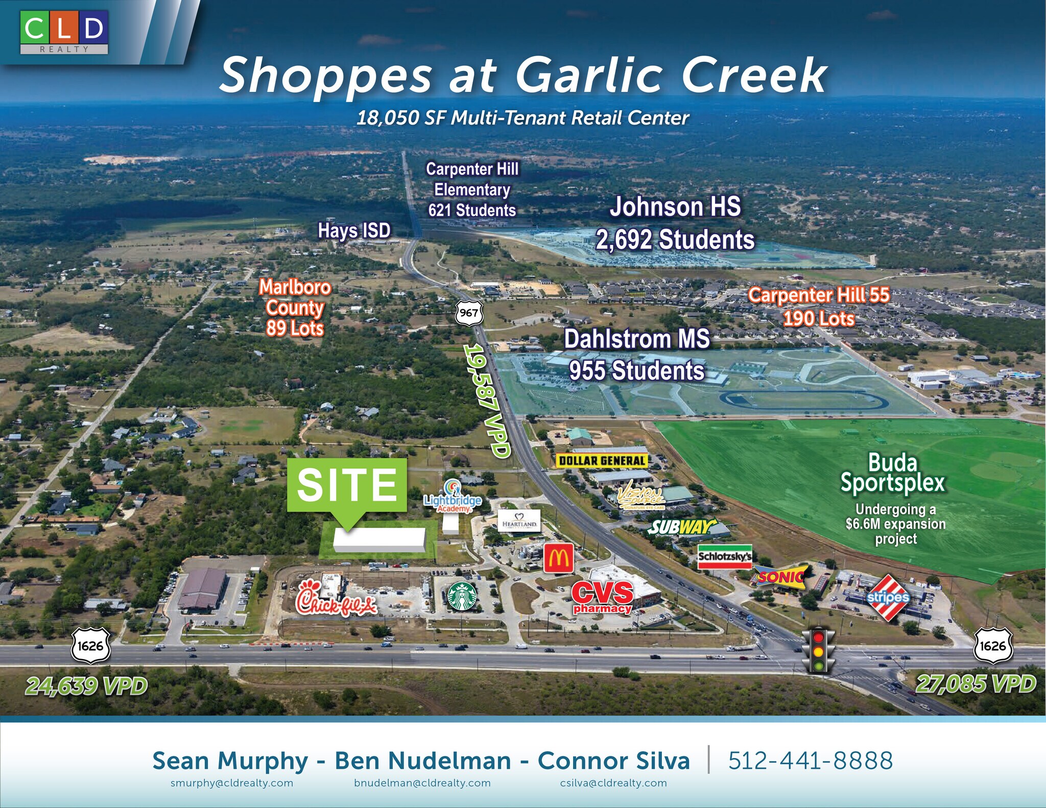 FM 1626 & FM 967, Buda, TX à louer Photo principale– Image 1 sur 4