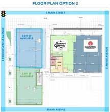 601 S Main St, Fort Worth, TX à louer Plan d’étage– Image 2 sur 2