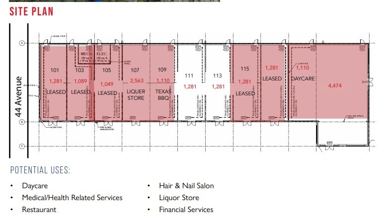 4911 44th Ave, Stony Plain, AB à louer Plan de site– Image 1 sur 1