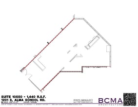 1201 S Alma School Rd, Mesa, AZ à louer Plan d’étage– Image 1 sur 1