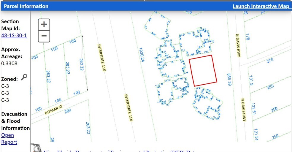 4500 BLK N Davis hwy, Pensacola, FL à vendre - Aérien – Image 3 sur 3