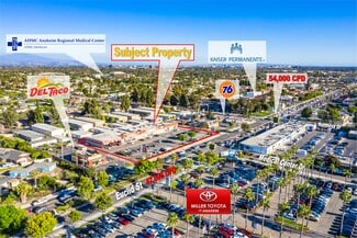 Plus de détails pour 1250-1284 N Euclid St, Anaheim, CA - Local commercial à louer