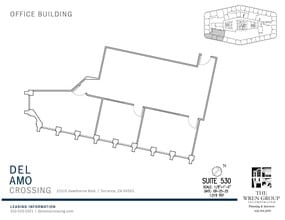 21515 Hawthorne Blvd, Torrance, CA à louer Plan d’étage– Image 1 sur 2