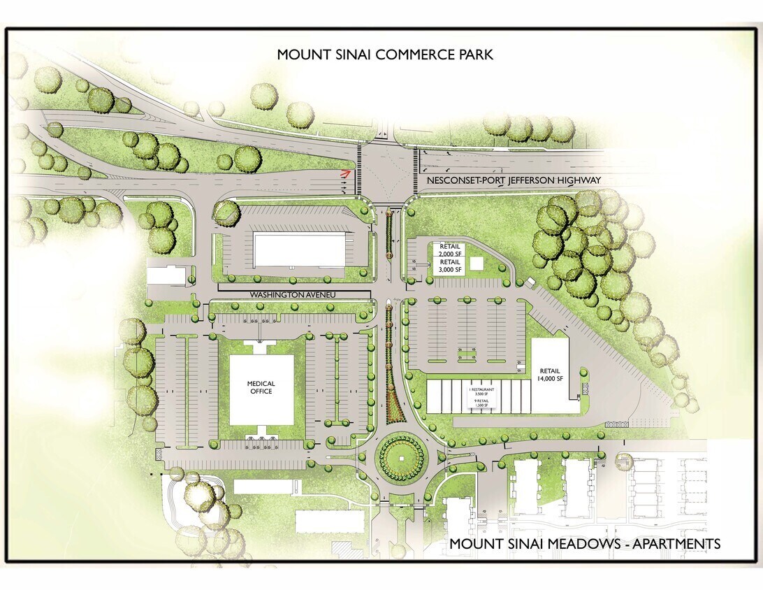 12 Myrtle St, Mount Sinai, NY à louer Plan de site– Image 1 sur 1