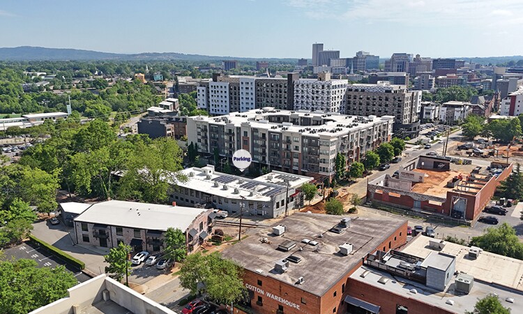 504 Rhett St, Greenville, SC à vendre - Aérien – Image 3 sur 11