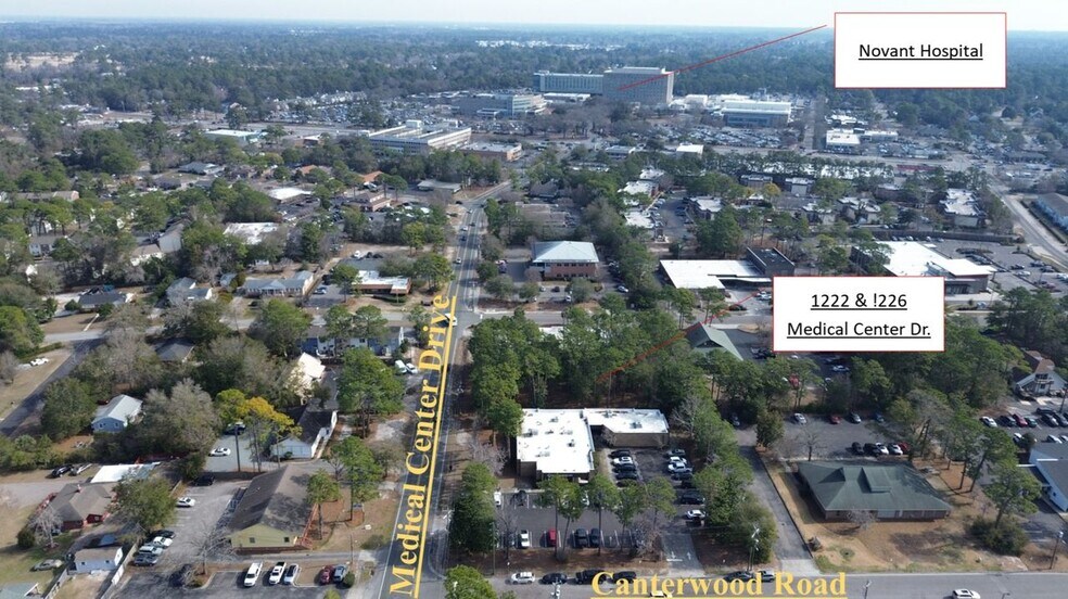 1222 Medical Center Dr, Wilmington, NC à vendre - Aérien – Image 2 sur 6
