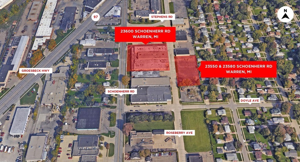 23600 Schoenherr Rd, Warren, MI à vendre - Aérien – Image 3 sur 20