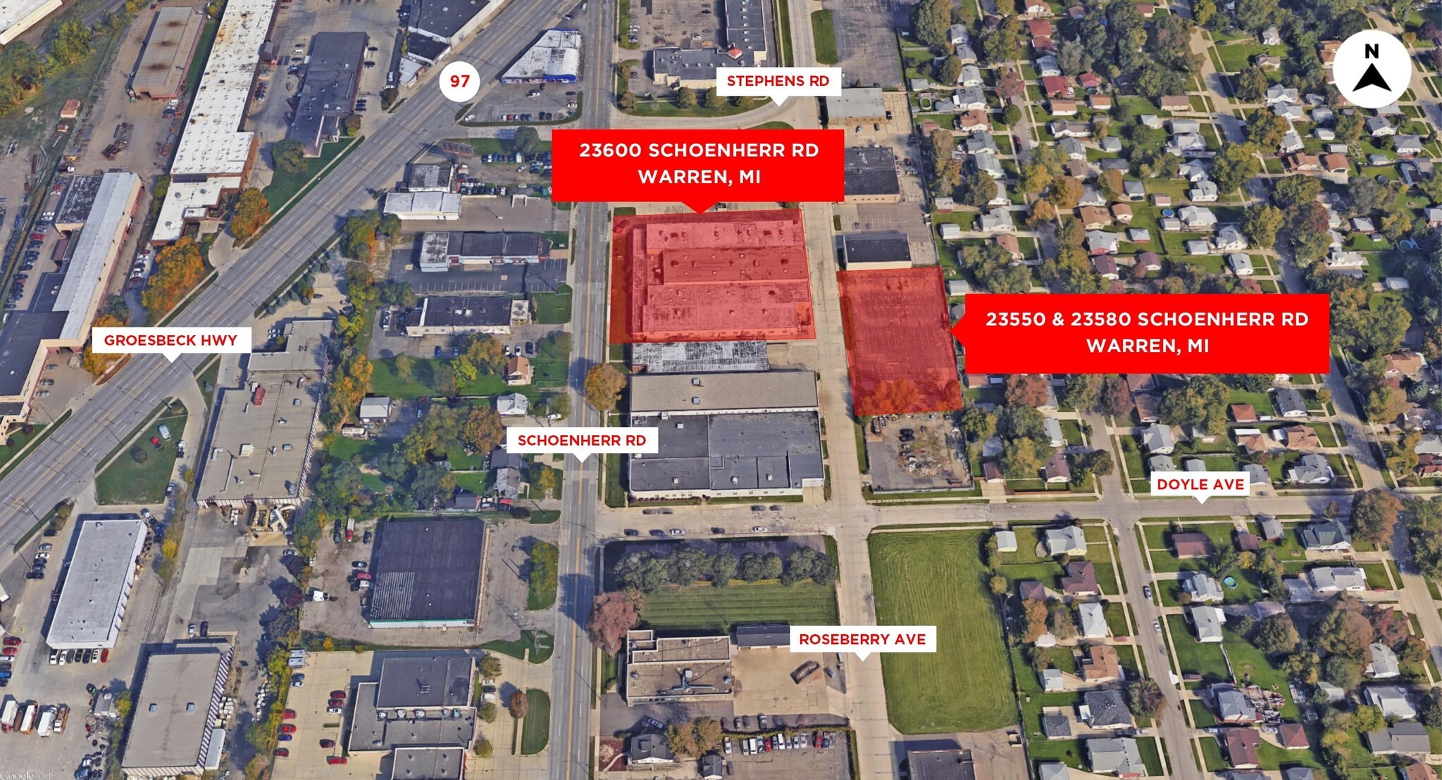 23600 Schoenherr Rd, Warren, MI à vendre Aérien– Image 1 sur 21