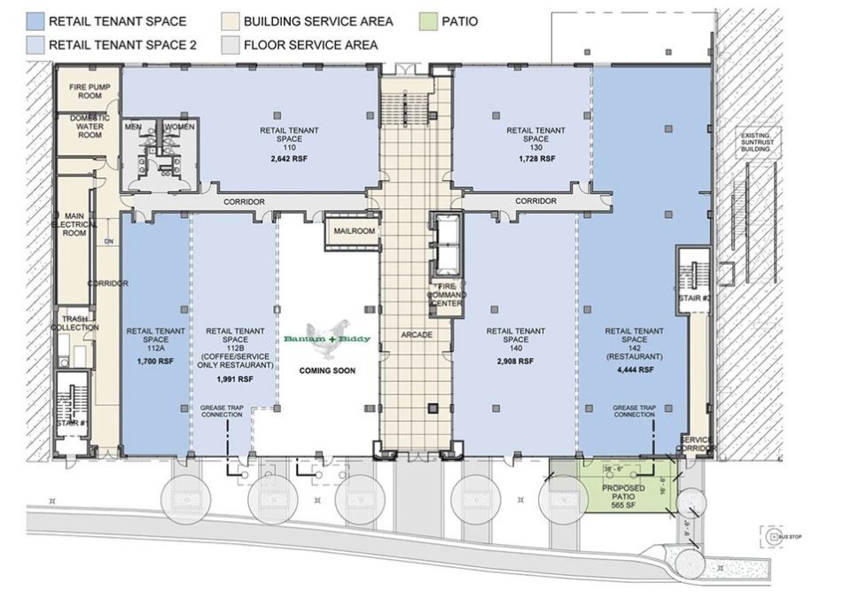 728 Market St, Chattanooga, TN à louer Plan d’étage– Image 1 sur 5