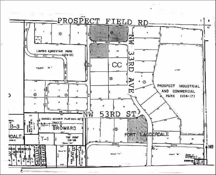 5535-5545 NW 35th Ave, Fort Lauderdale, FL à louer - Plan cadastral – Image 2 sur 14