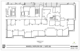 200 Mansell Ct E, Roswell, GA à louer Plan d’étage– Image 1 sur 1