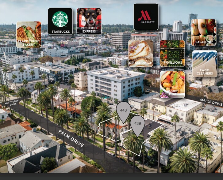 443 S Palm Dr, Beverly Hills, CA à vendre - Photo de l’immeuble – Image 2 sur 7