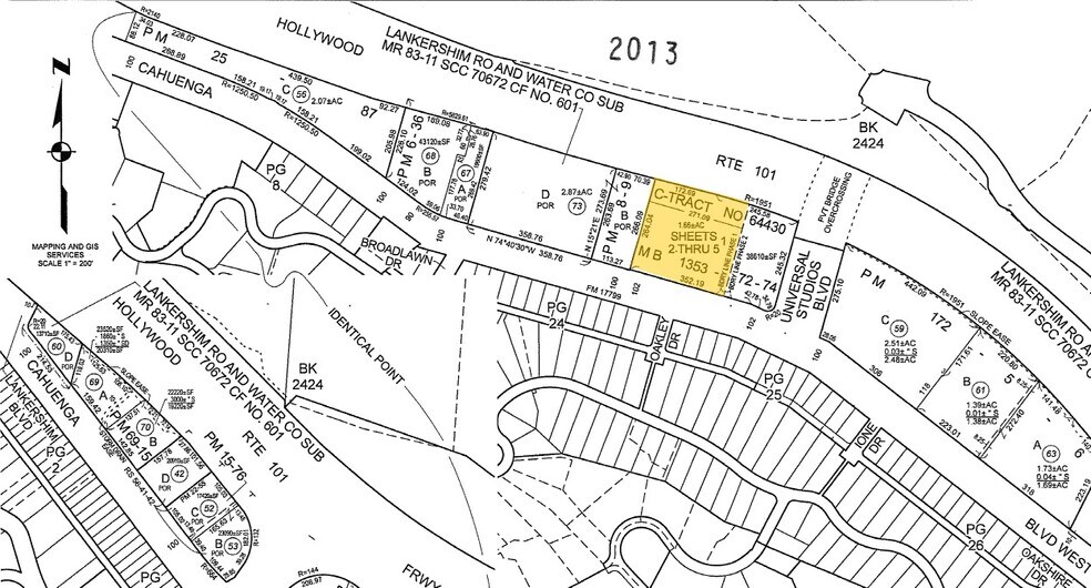 3450 Cahuenga Blvd W, Los Angeles, CA à vendre - Plan cadastral – Image 3 sur 118