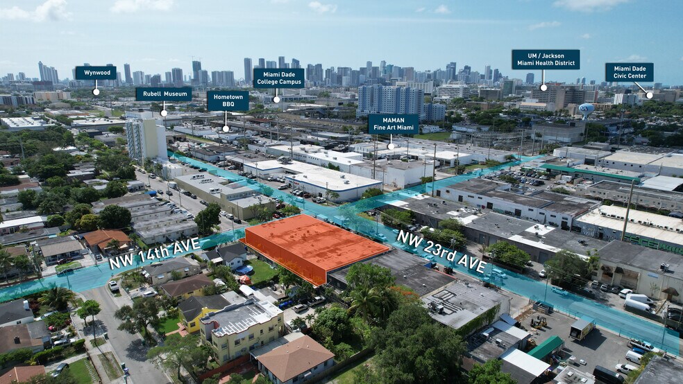 1401-1423 NW 23rd St, Miami, FL à vendre - Aérien – Image 3 sur 6