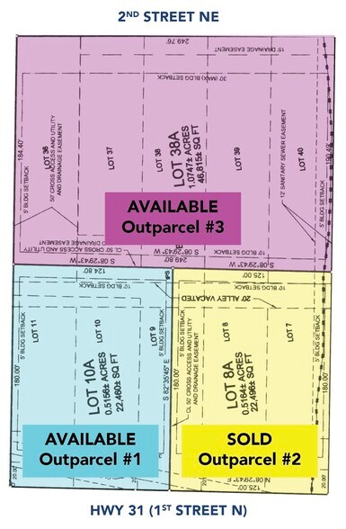 566 1st N st, Alabaster, AL à louer - Plan de site – Image 2 sur 2